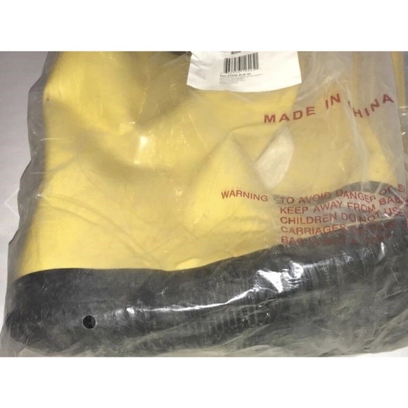 Body Guard Safety Gear Work Over The Shoe Yellow Slush Mud Boot Mens Size 10